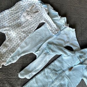 Baby Boys one piece/sleepers Spring/Easter bundle